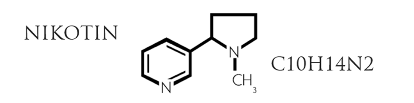 Chemical formula for nicotine